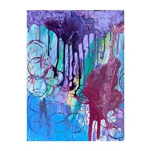 “Meraki” 16x20” Abstract Canvas Painting